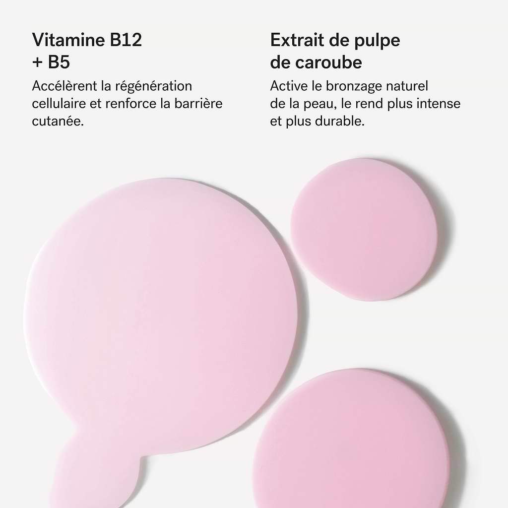 Sérum Après-Soleil Vitamines B 1% + Extrait de pulpe de caroube — Typology