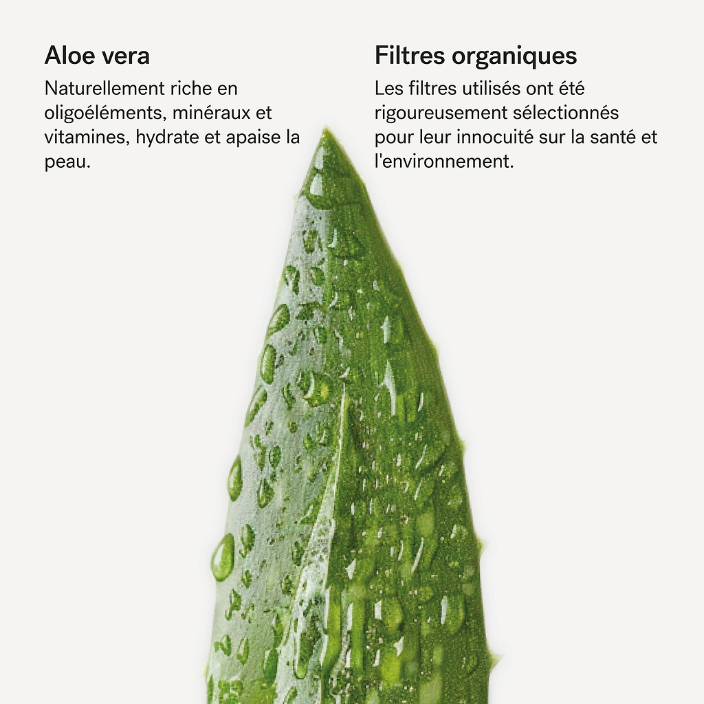 Crème solaire corps SPF 50 à l'aloe vera — Typology