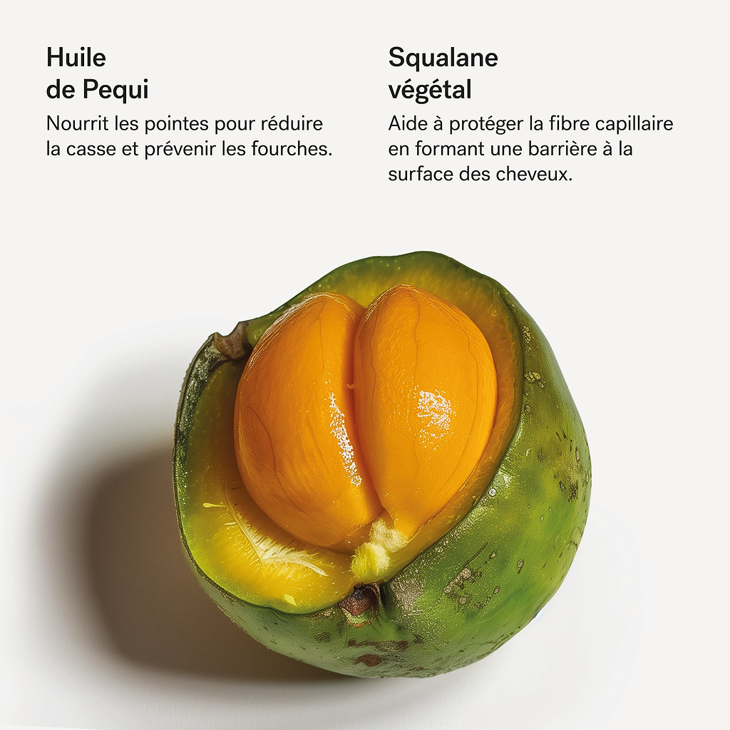 Huile cheveux nourrissante Squalane 5% + Huile de Péqui — Typology