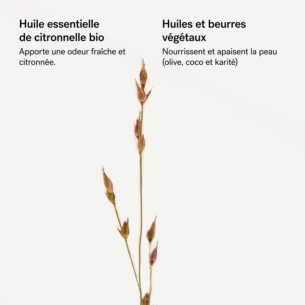 Soin lavant hydratant au palmarosa — Typology