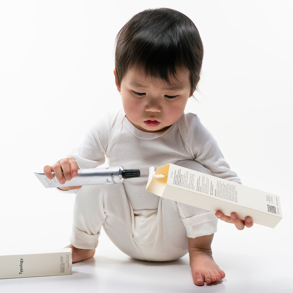 Prendre soin peau bébé.