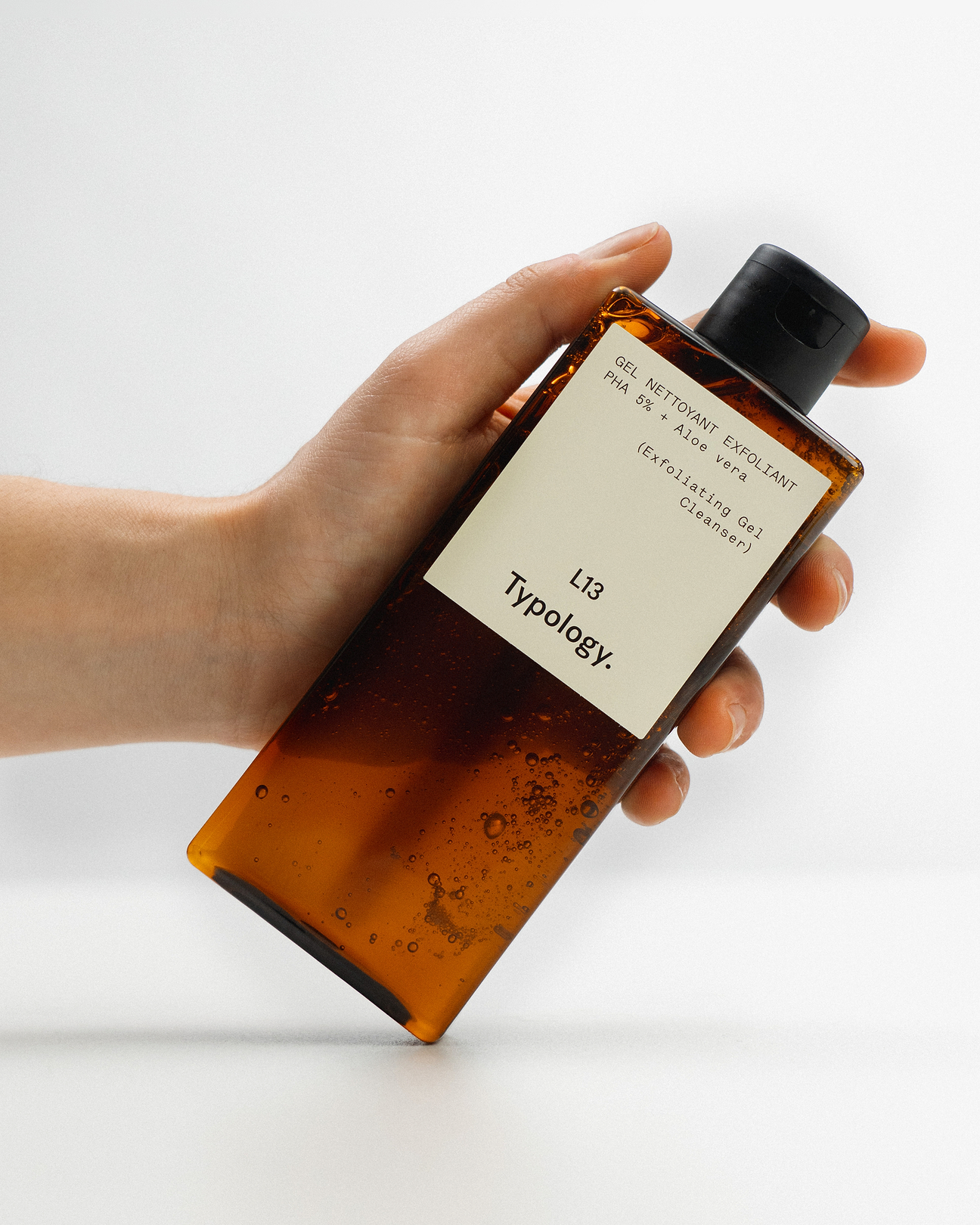 Gel Nettoyant Visage Exfoliant PHA 5% + Aloe vera — Typology