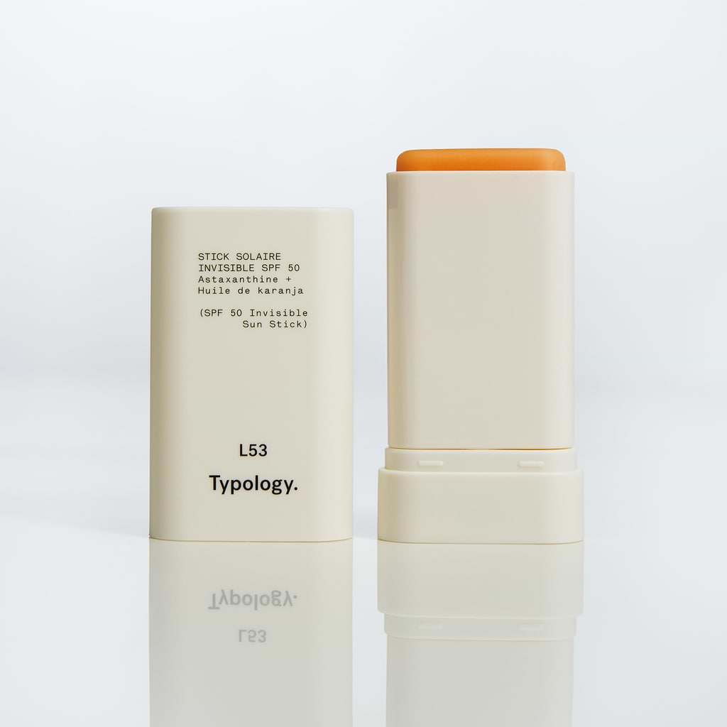 Stick Solaire Invisible SPF 50 Astaxanthine + Huile de karanja — Typology