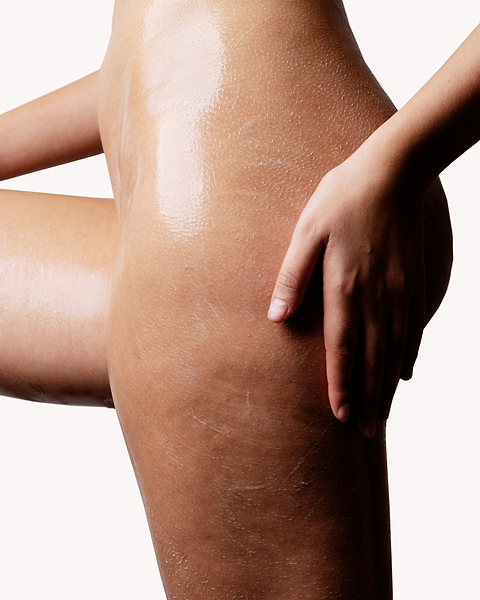 Huile de coco comme anti-cellulite.