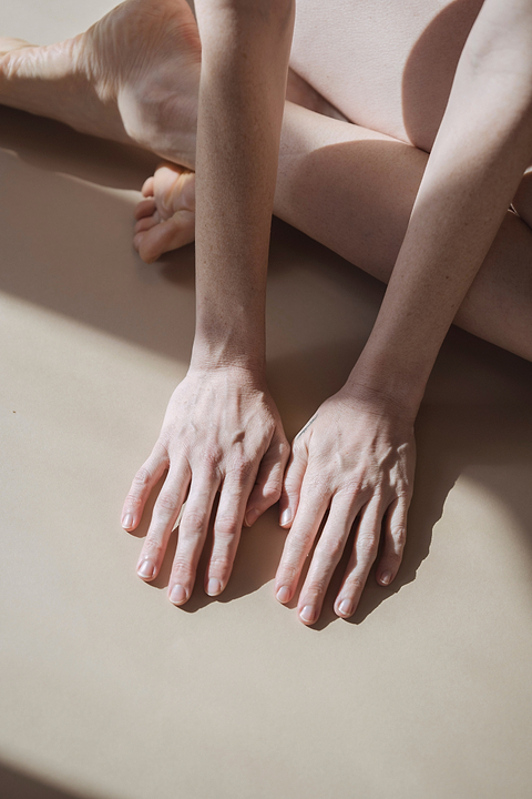 Bronzage peau claire.