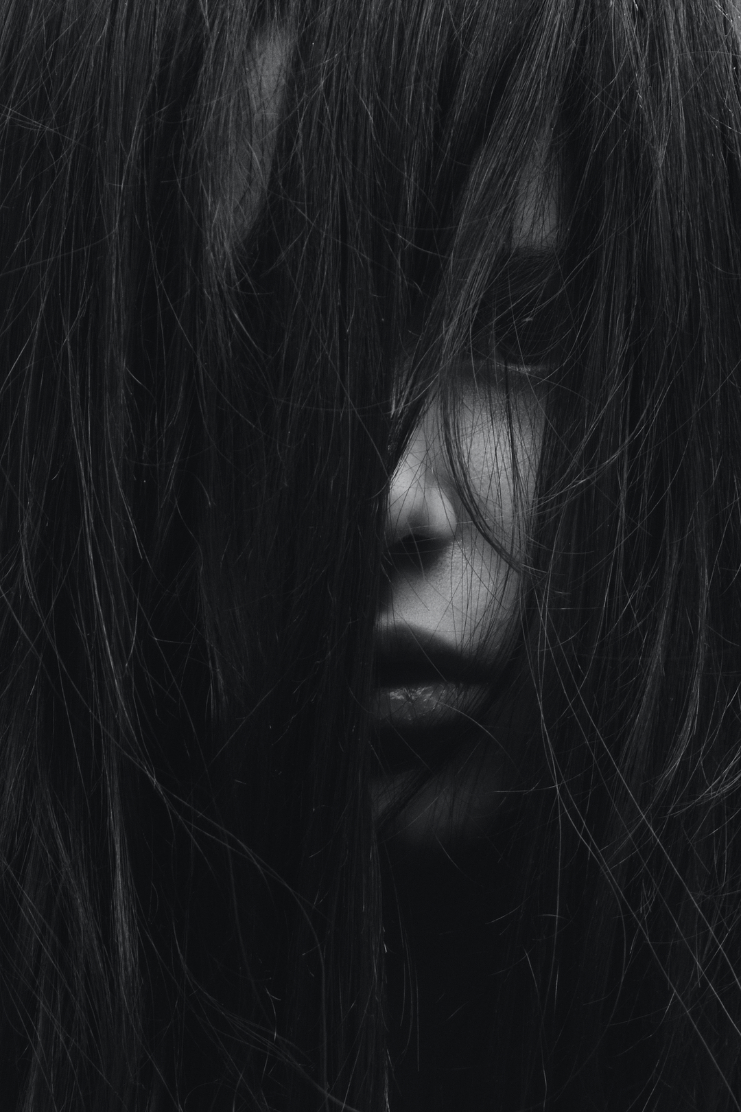 Cheveux post-accouchement.