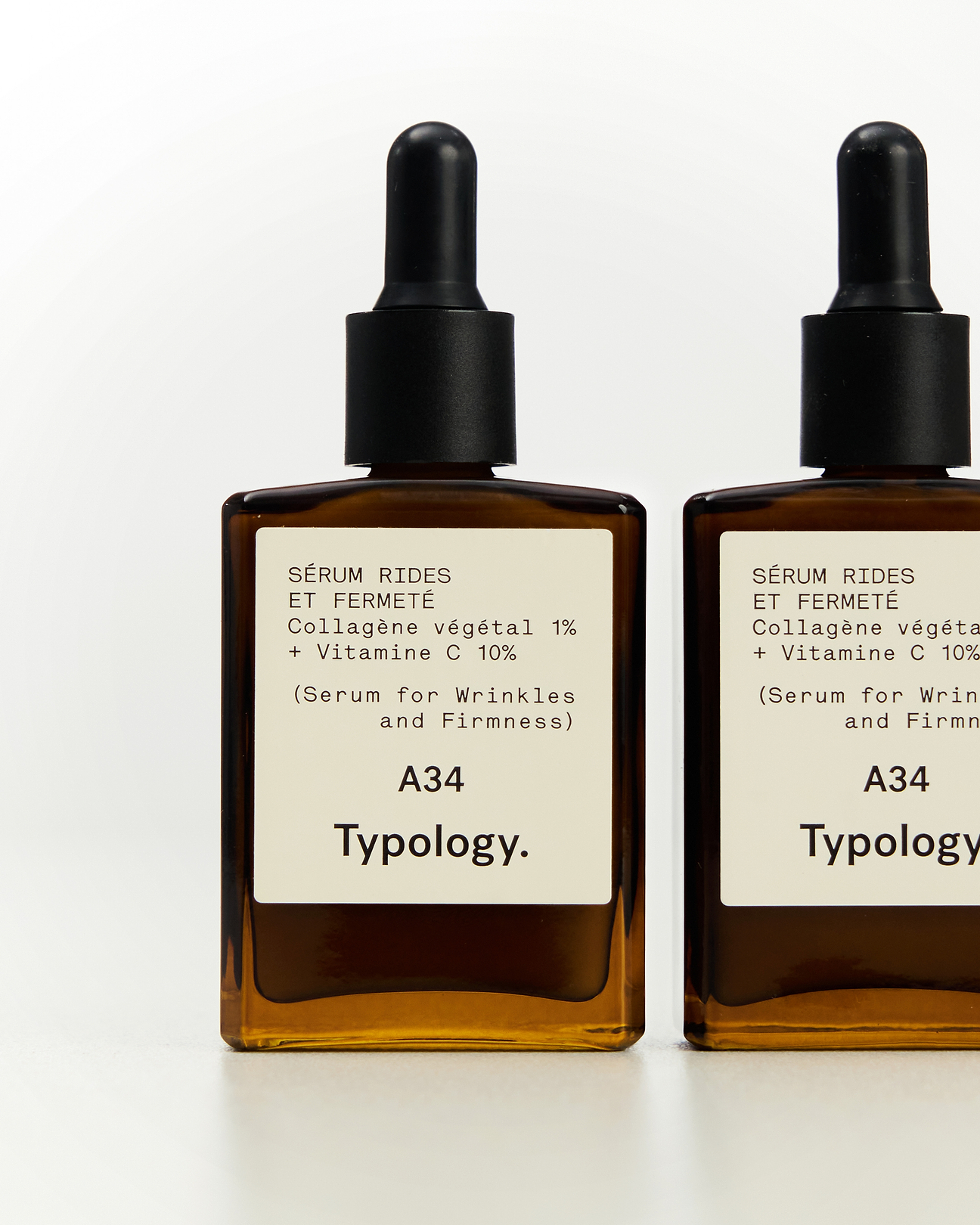 Sérum Rides et Fermeté Collagène végétal 1% + Vitamine C 10% — Typology