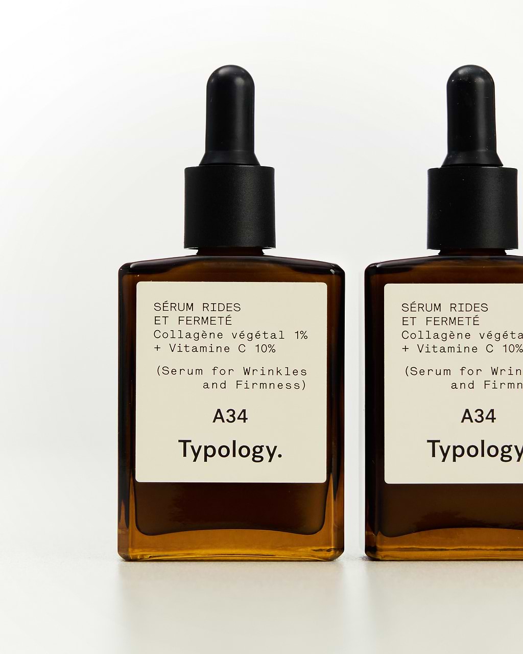 Sérum Rides et Fermeté Collagène végétal 1% + Vitamine C 10% — Typology
