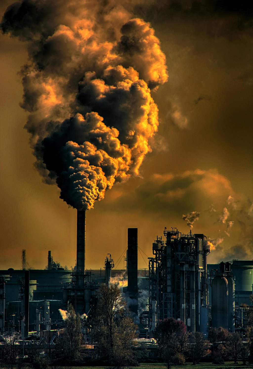 Lien entre pollution et teint terne.