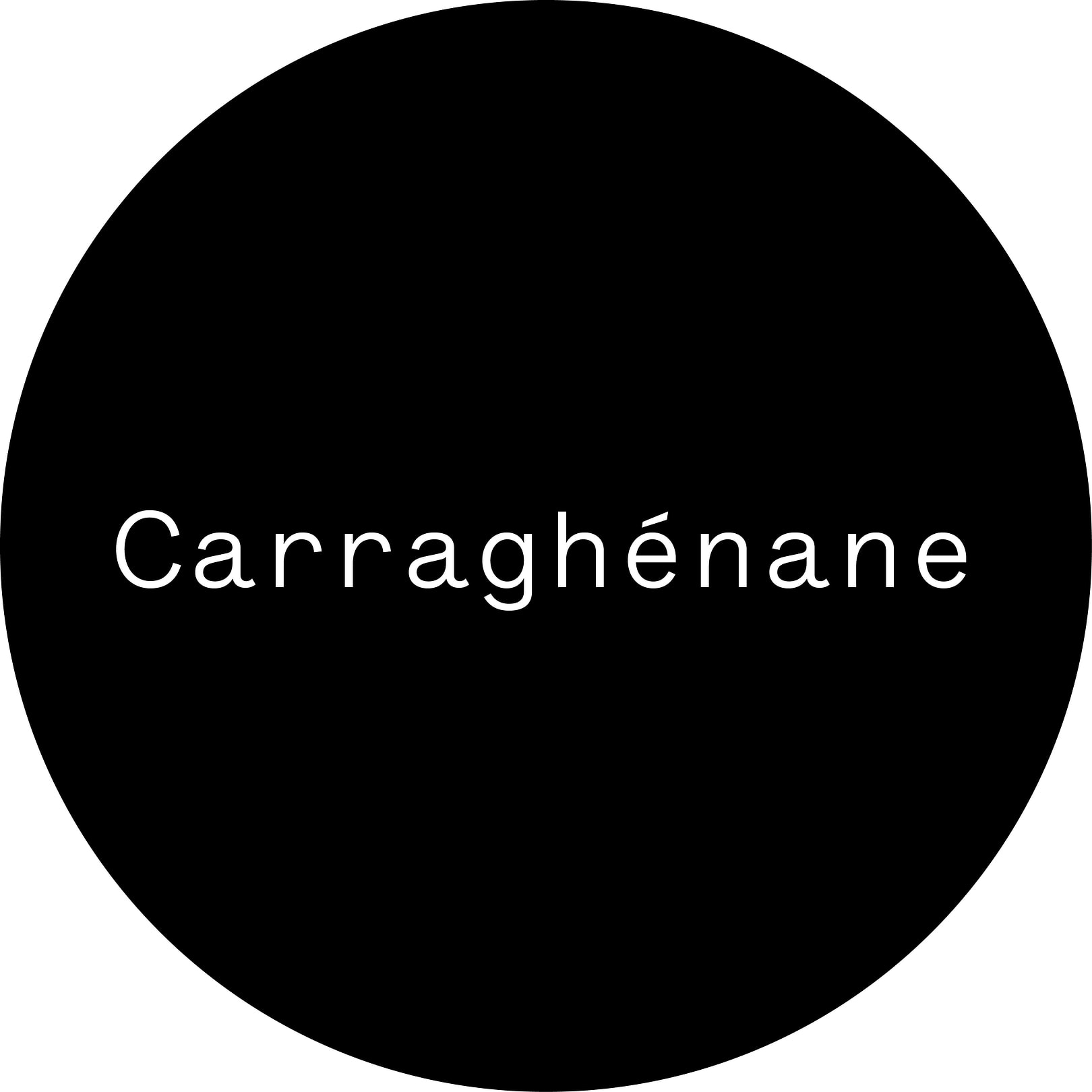 Carraghénane (extrait d'algue rouge).