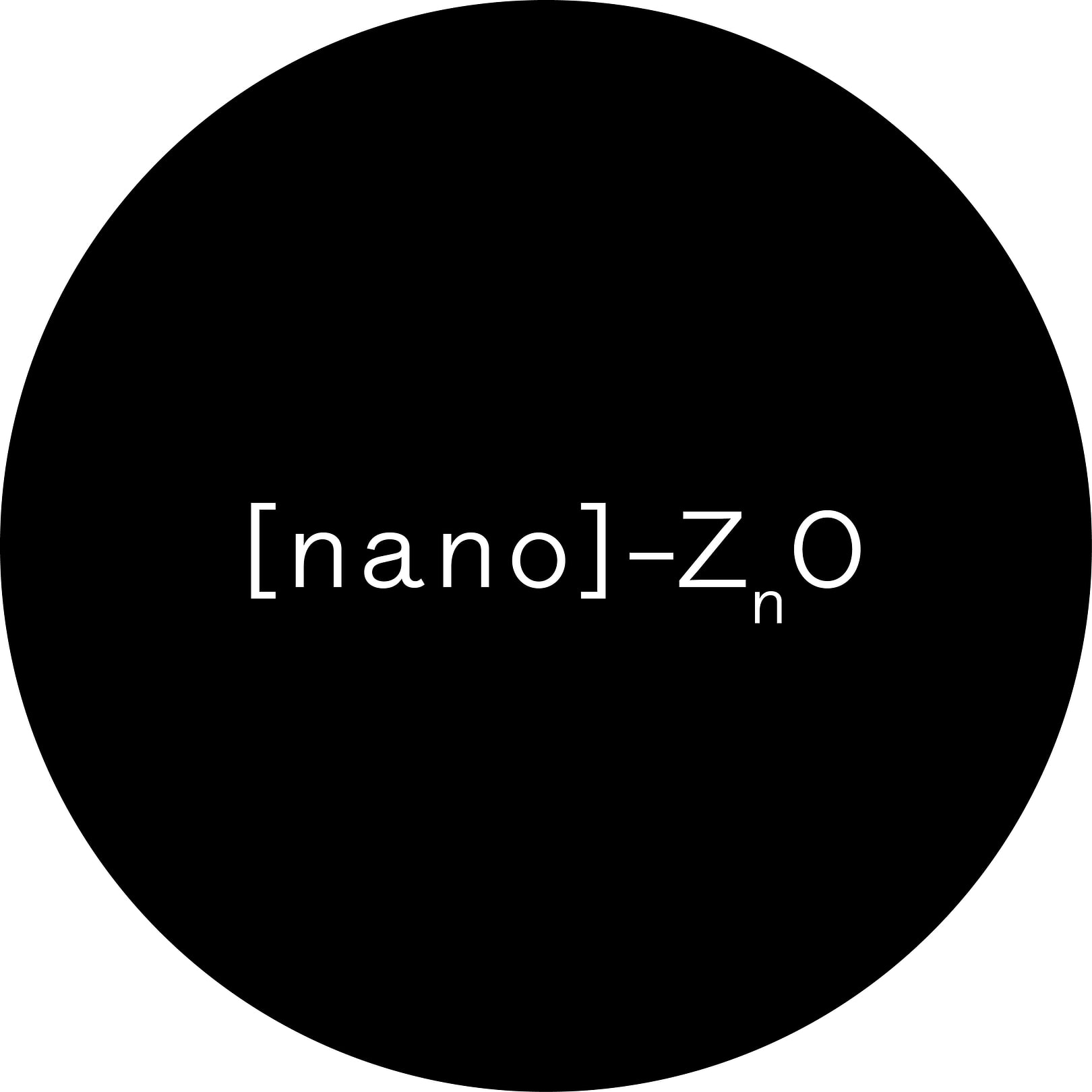 Nanoparticules d'oxyde de zinc.
