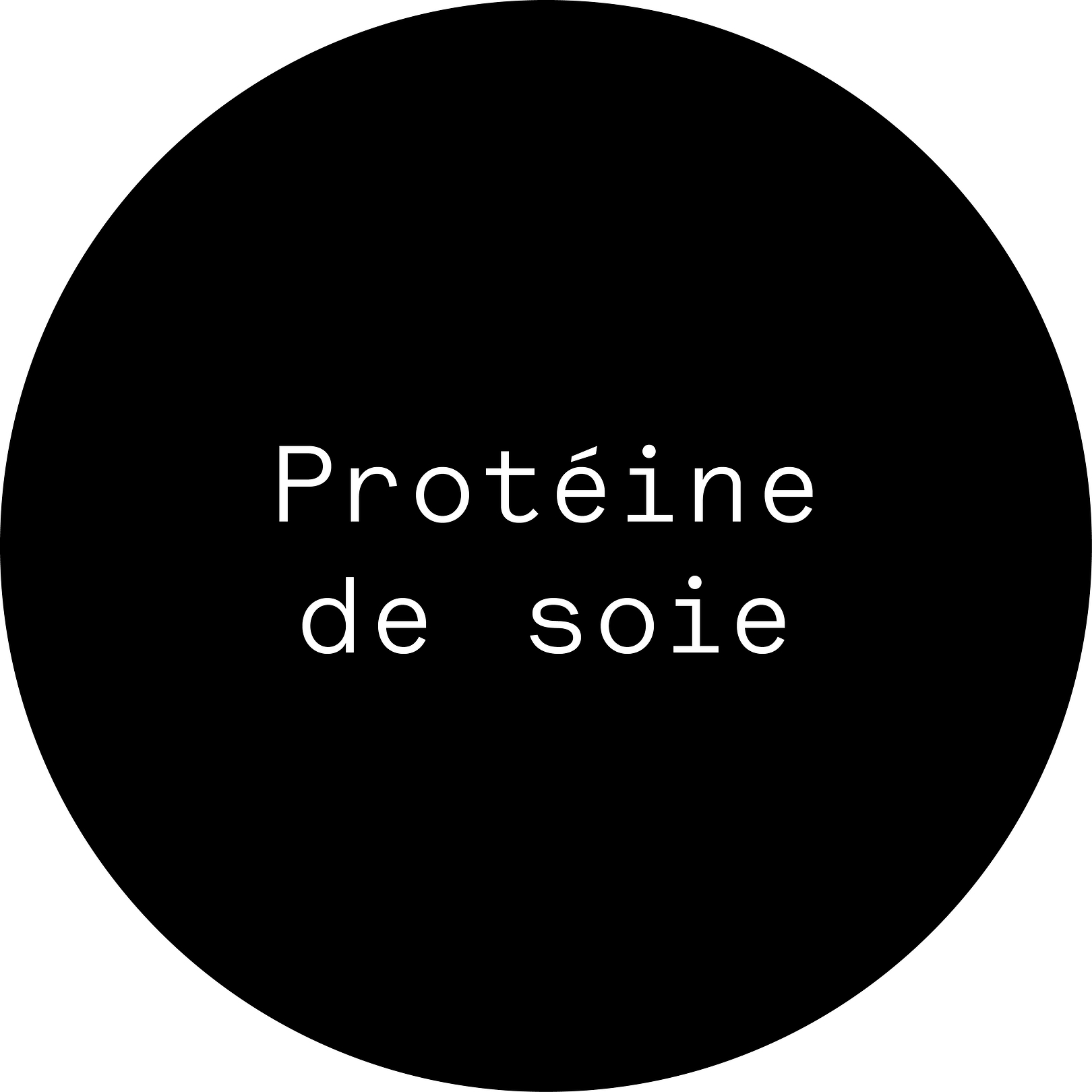 Protéines de soie.