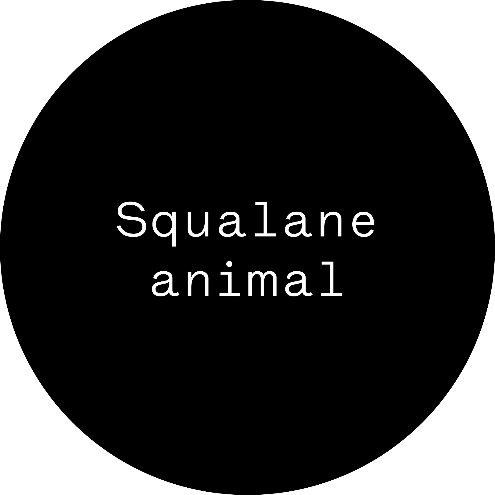 Squalane animal.