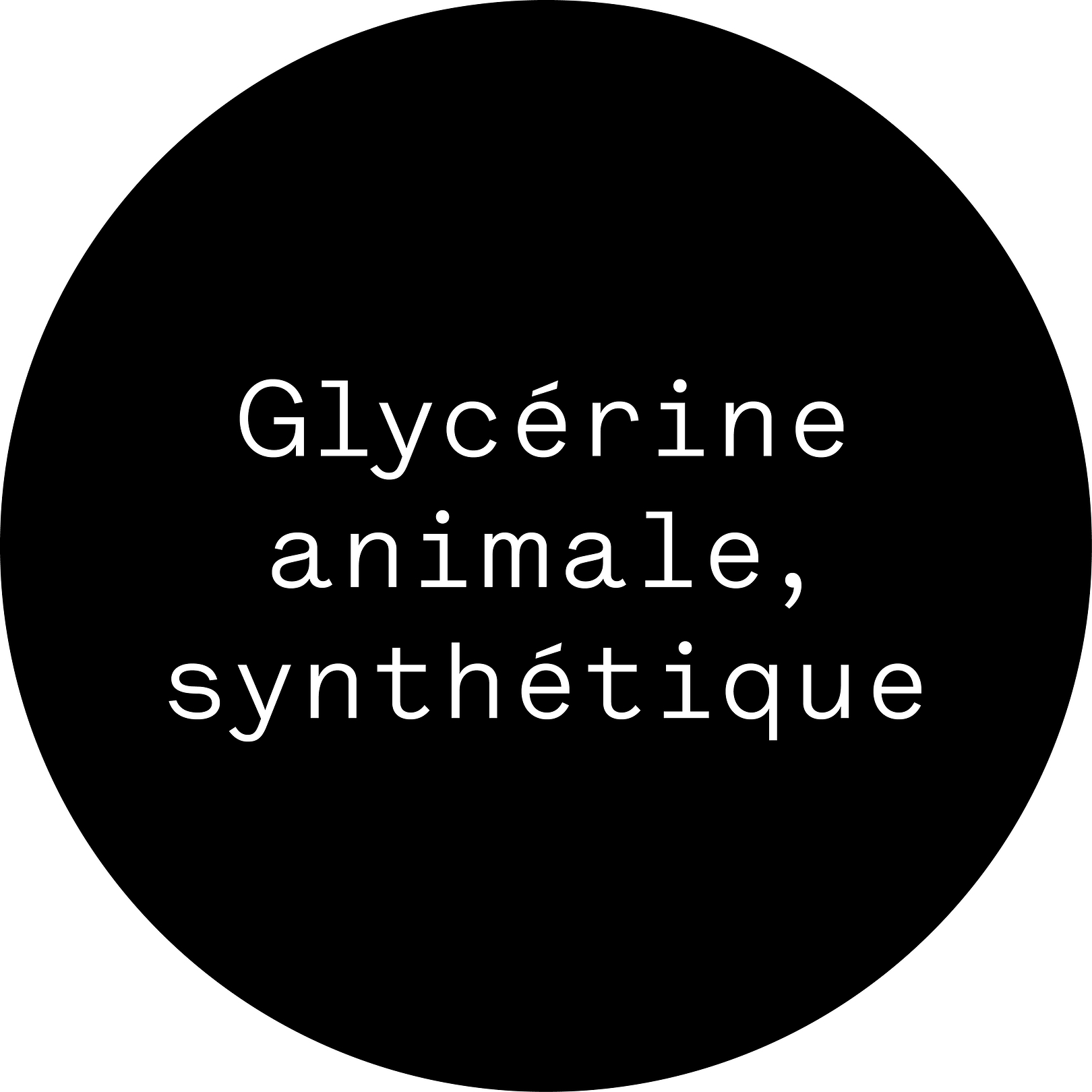 Fiche d'identité : Glycérine animale et synthétique.