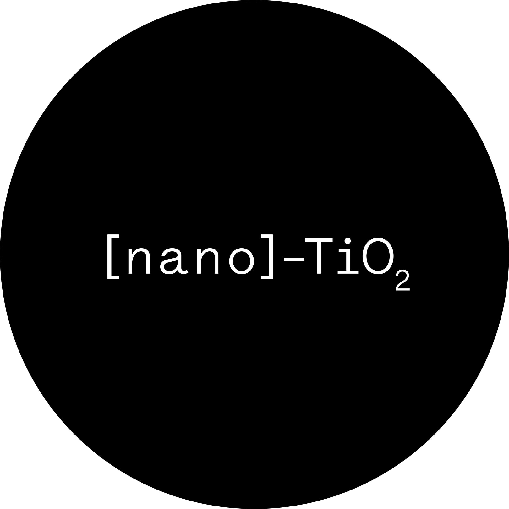 Nanoparticules de dioxyde de titane.