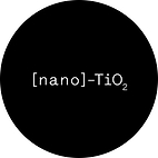 Nanoparticules de dioxyde de titane.