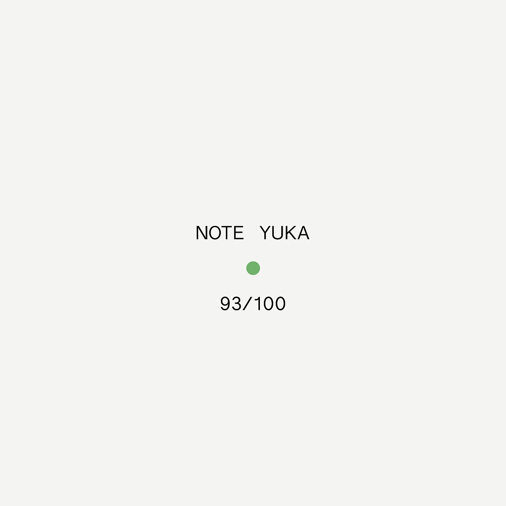 Note Yuka de 93/100 de la crème à la vitamine C