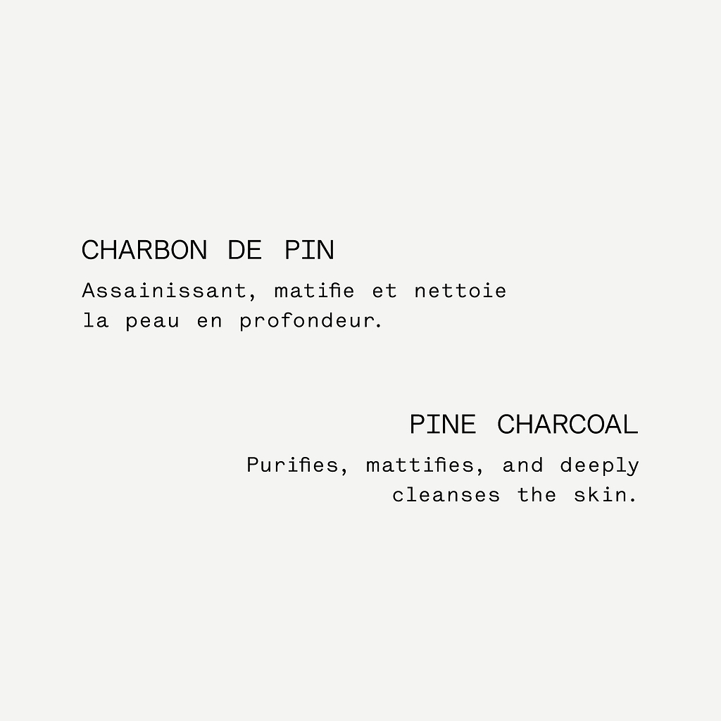 Charbon de pin