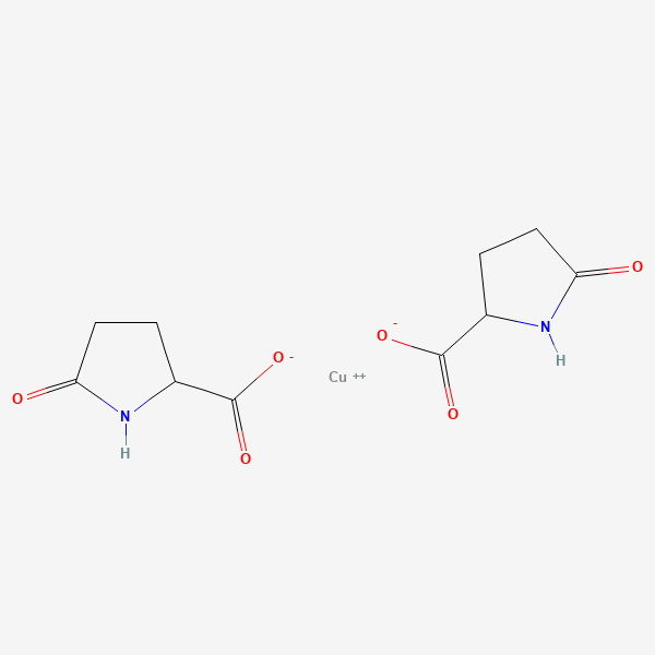 Structure chimique du cuivre PCA.