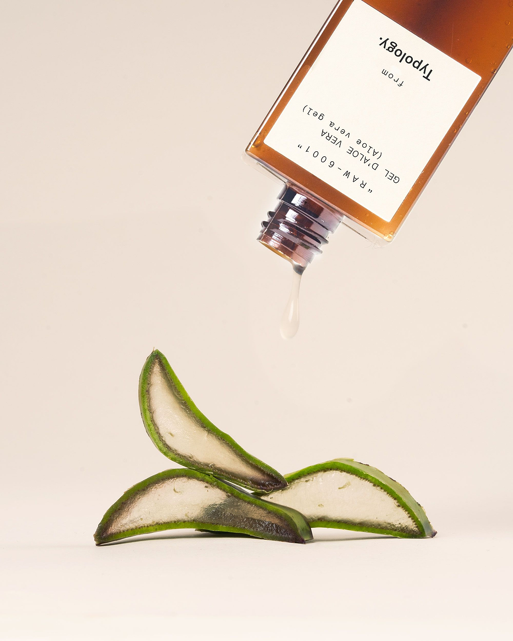 Gel d'aloe vera mise en situation