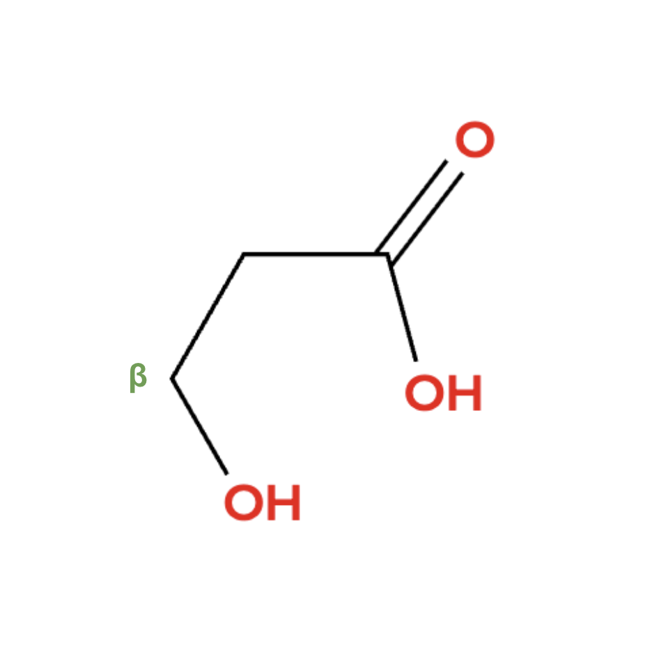 <h3>Acides <b>β-hydroxylés (BHA)