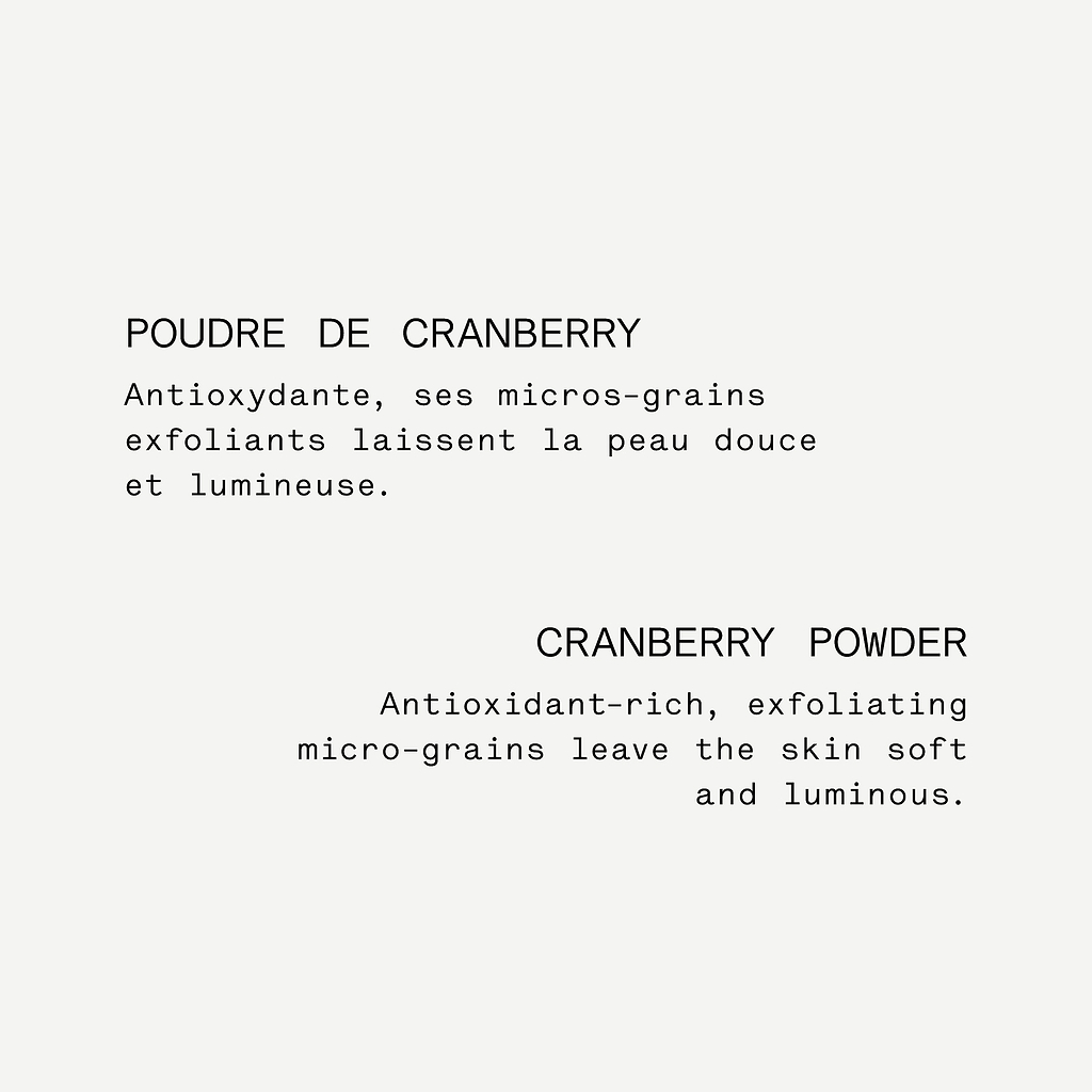 Poudre de cranberry
