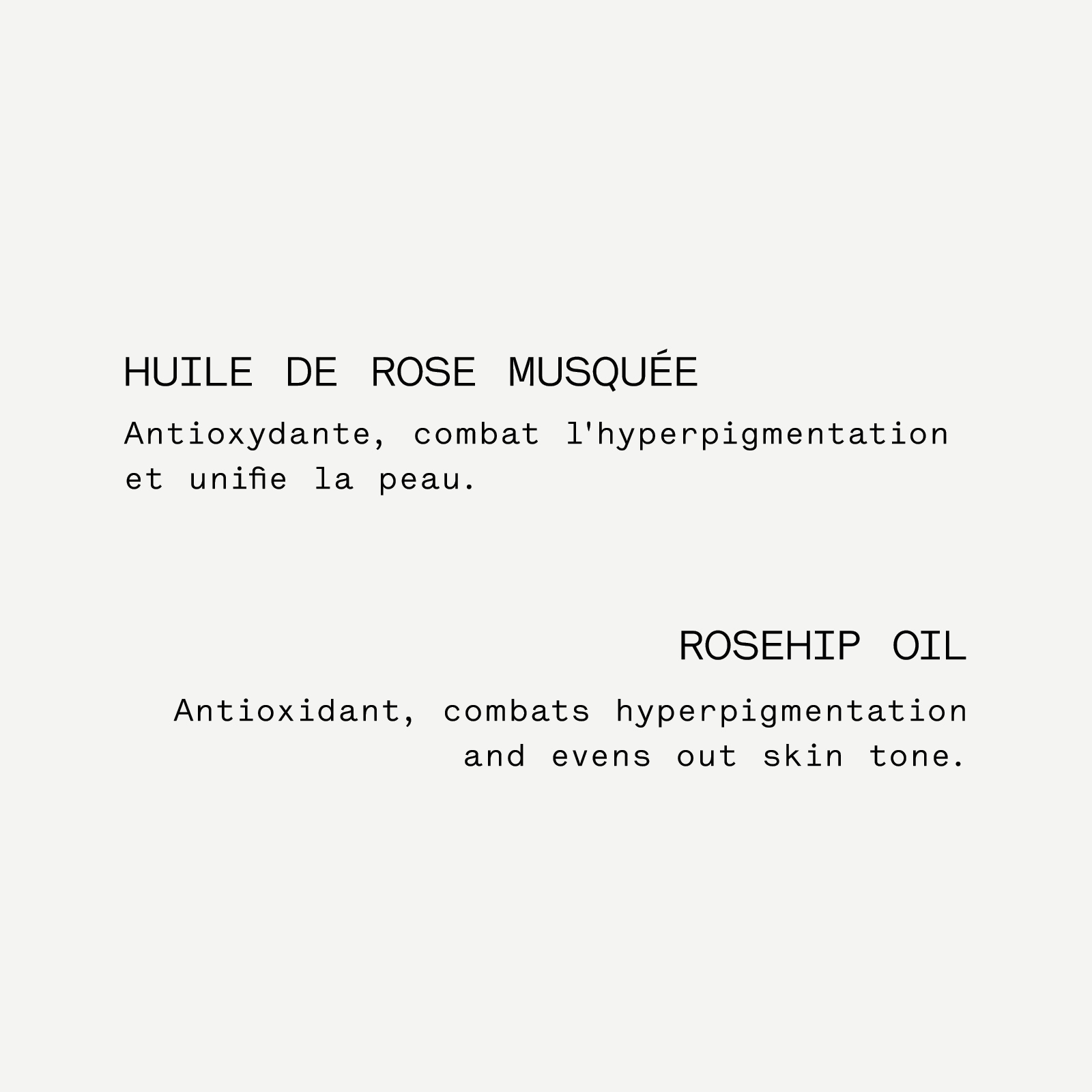 huile de rose musquée