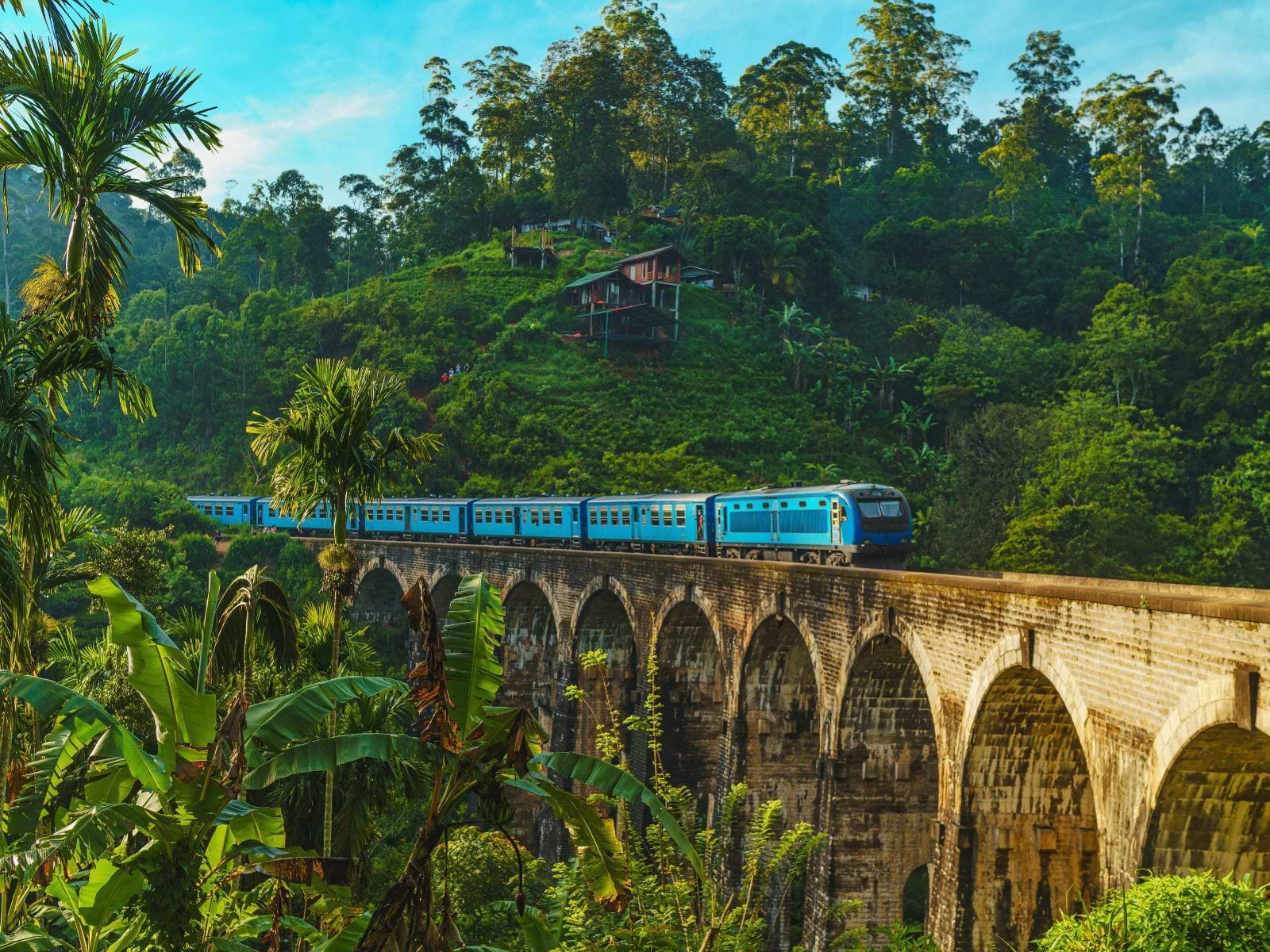 Nine Arch Bridge nær Ella, Sri Lanka