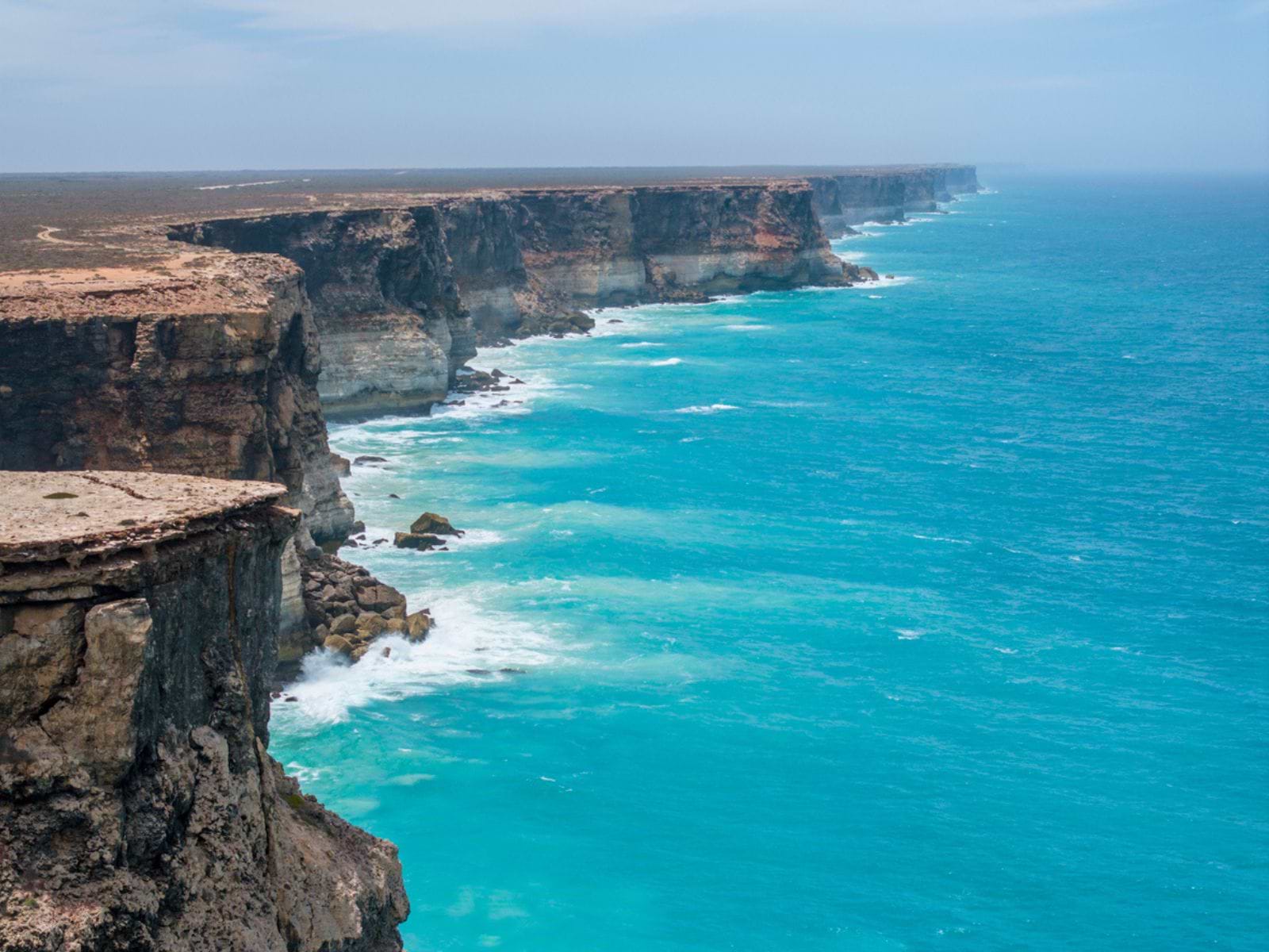 Udsigt over Baxter Cliffs i Australien Udsigt over Baxter Cliffs i Australien