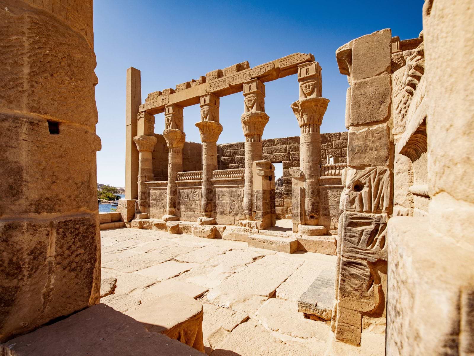 Philae-templet i Aswan, Egypten