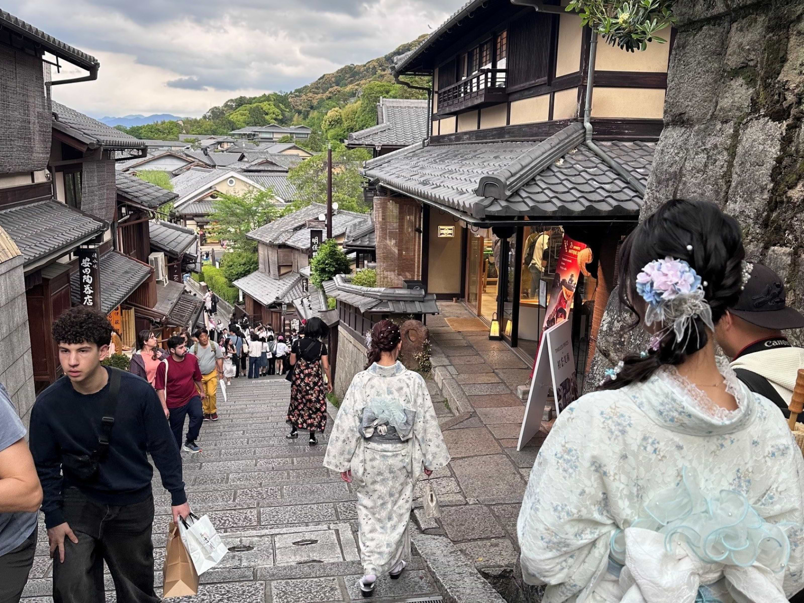 Gadebillede i Kyoto
