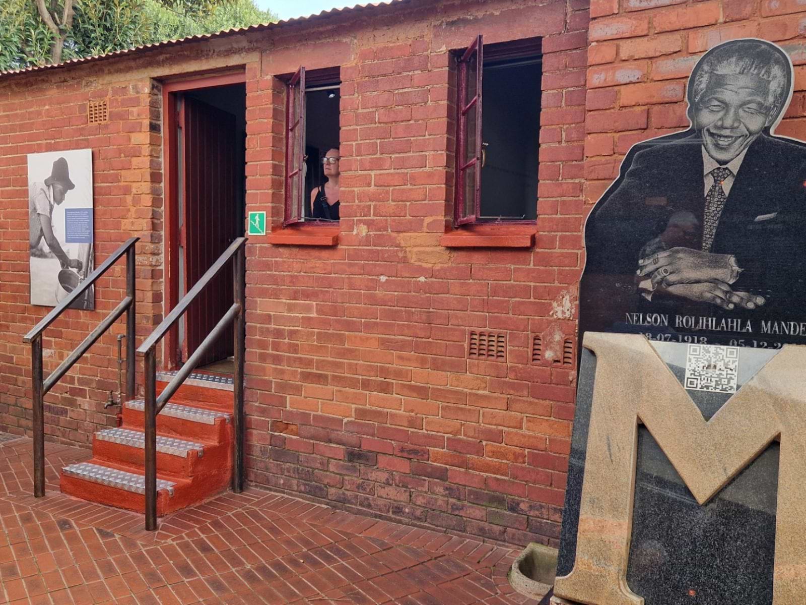 Besøg i Nelson Mandelas hus i Soweto.