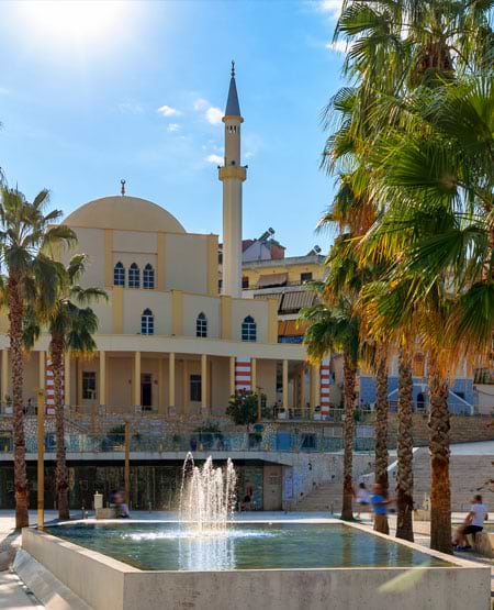Torvet i Durres, Albanien Torvet i Durres, Albanien