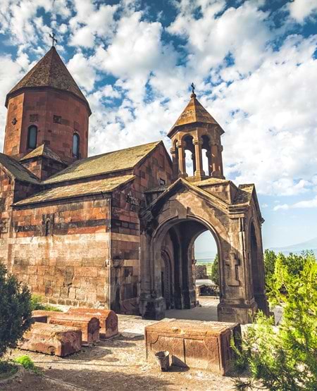 Khor Virap er et kloster på Araratsletten i Armenien