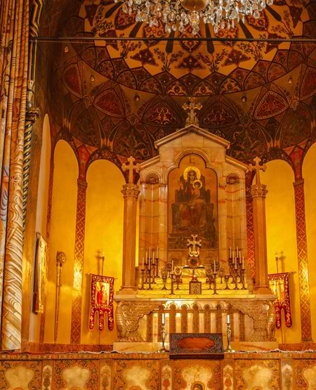 Alteret i Echmiadzin-katedralen i Echmiadzin, Armenien