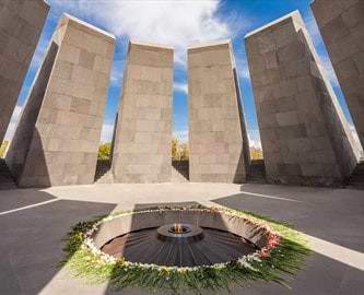 Tsitsernakaberd-mindeparken i Jerevan, Armenien