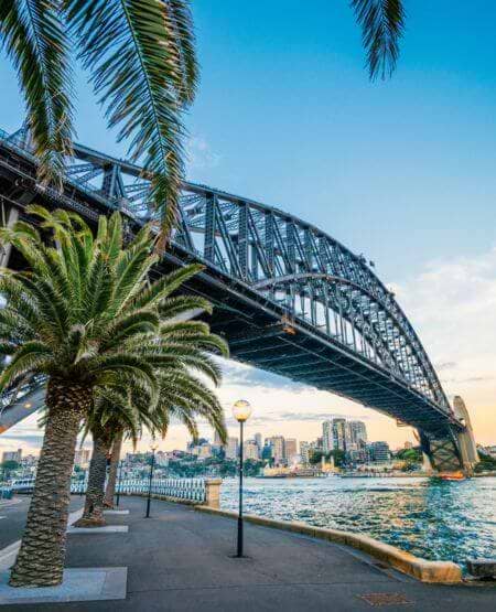 Harbour Bridge i Sydney, Australien Harbour Bridge i Sydney, Australien