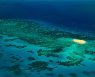 Luftfoto af Great Barrier Reef, Australien Luftfoto af Great Barrier Reef, Australien