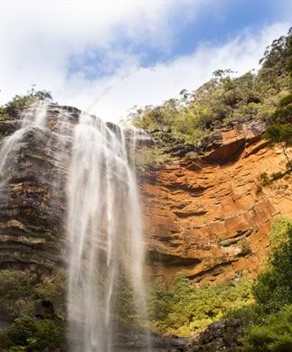 Wenthworth Falls Blue Mountains i Australien Wenthworth Falls Blue Mountains i Australien