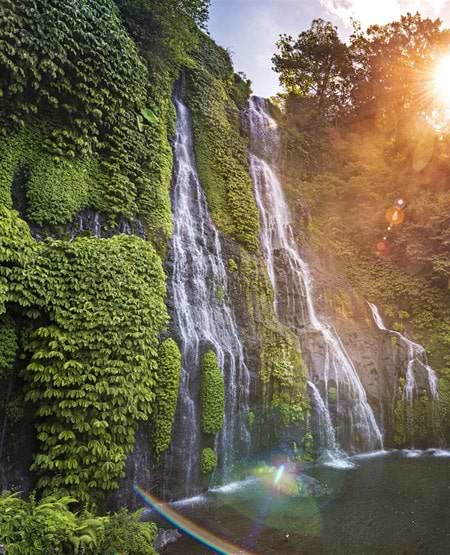 Banyumala vandfaldende i det nordlige Bali