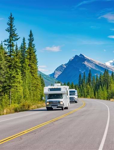 Autocamper på kør selv ferie i Canada