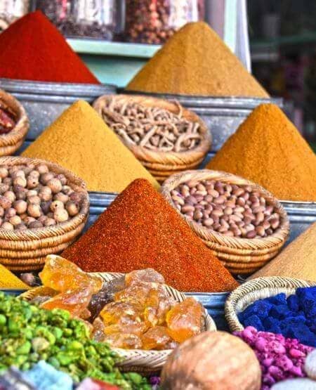 Krydderier på basar i Kairo Krydderier på basar i Kairo