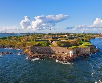 Fæstningen Suomenlinna i Finland