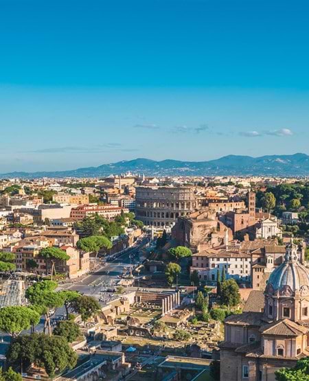 Udsigt over Rom, Italien
