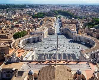 Udsigt over Rom, Italien