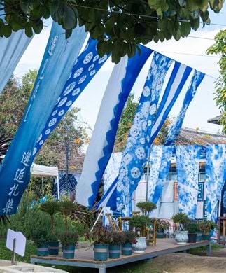 Tekstil håndværk i Zhoucheng med batik og "tie-dye" tøj i Kina Tekstil håndværk i Zhoucheng med batik og