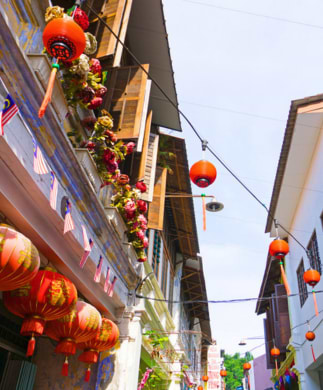 Concubine Lane i Ipoh, Malaysia