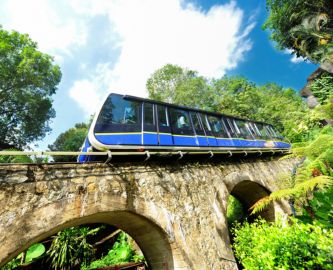 Kabelbane til toppen af Penang Hill, Malaysia