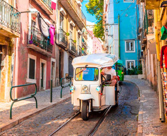 Tuk-tuk i Porto, Portugal
