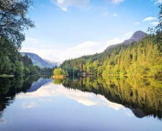 Glencoe Lochan Trail i Skotland